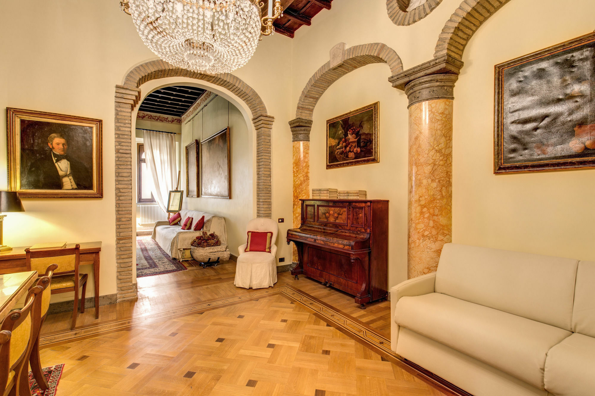 In Historic Apartment
