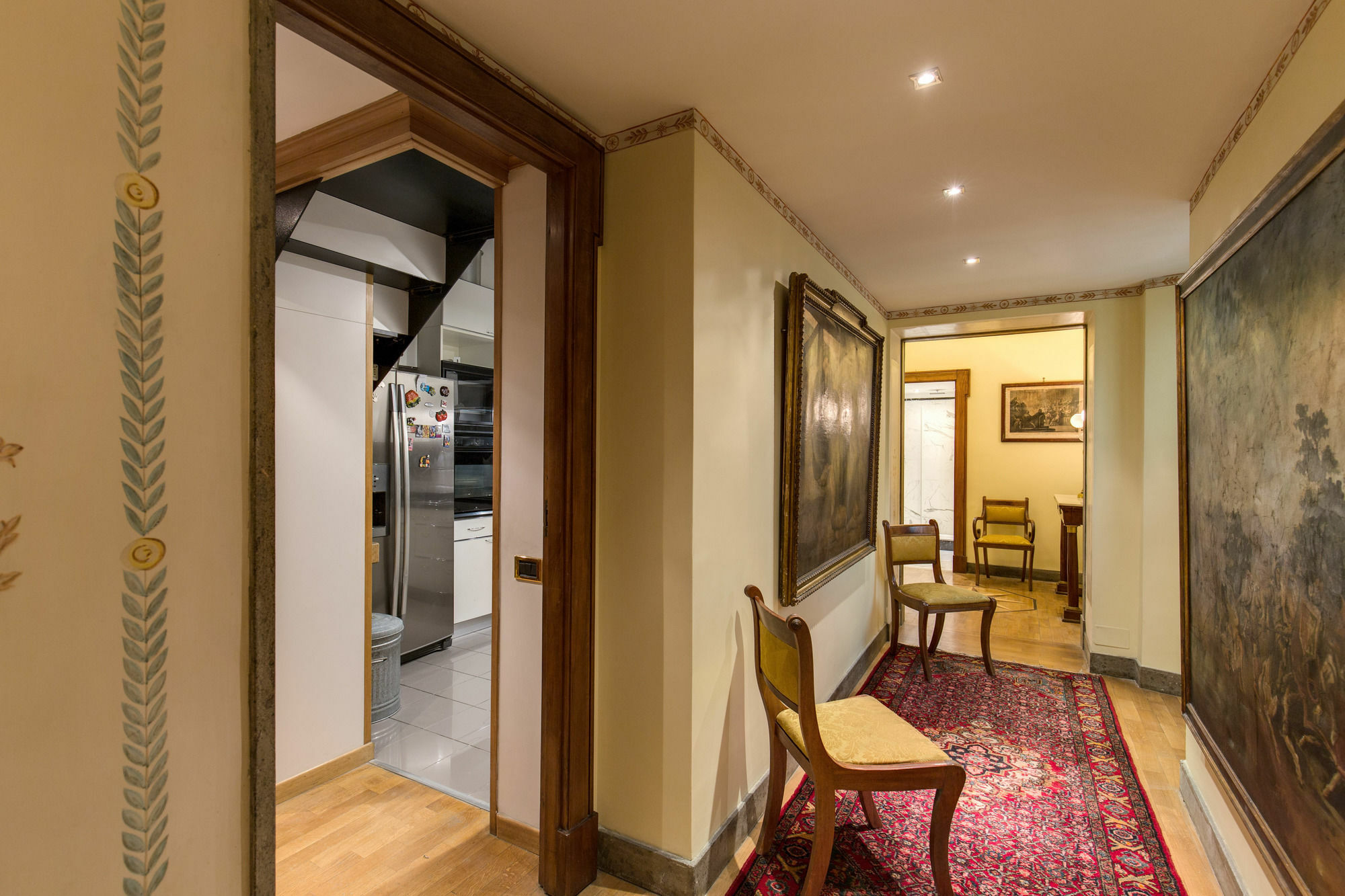 In Historic Apartment